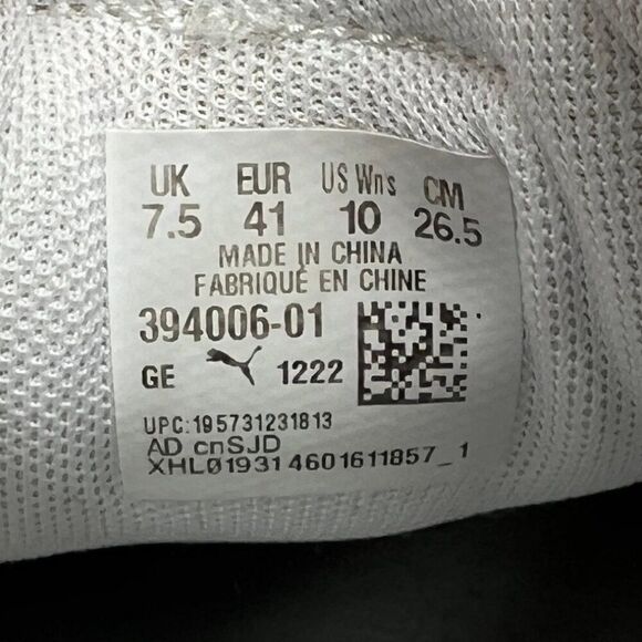 Puma Women's Size 10 Smash‎ Platform v2 White Leather Sneakers - Picture 11 of 11